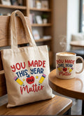 You made this year matter SNA tote bag & matching make-up bag/purse.